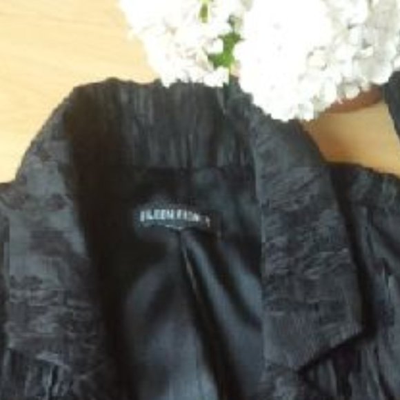 Eileen Fisher Chenille Blazer - Picture 3 of 8